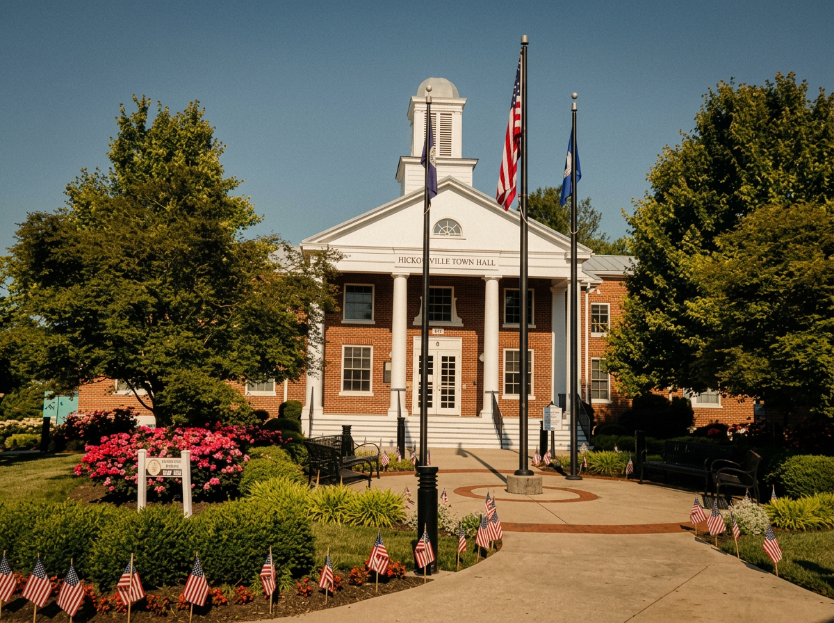 Restored Purcellville Train Station at the W&OD trail terminus